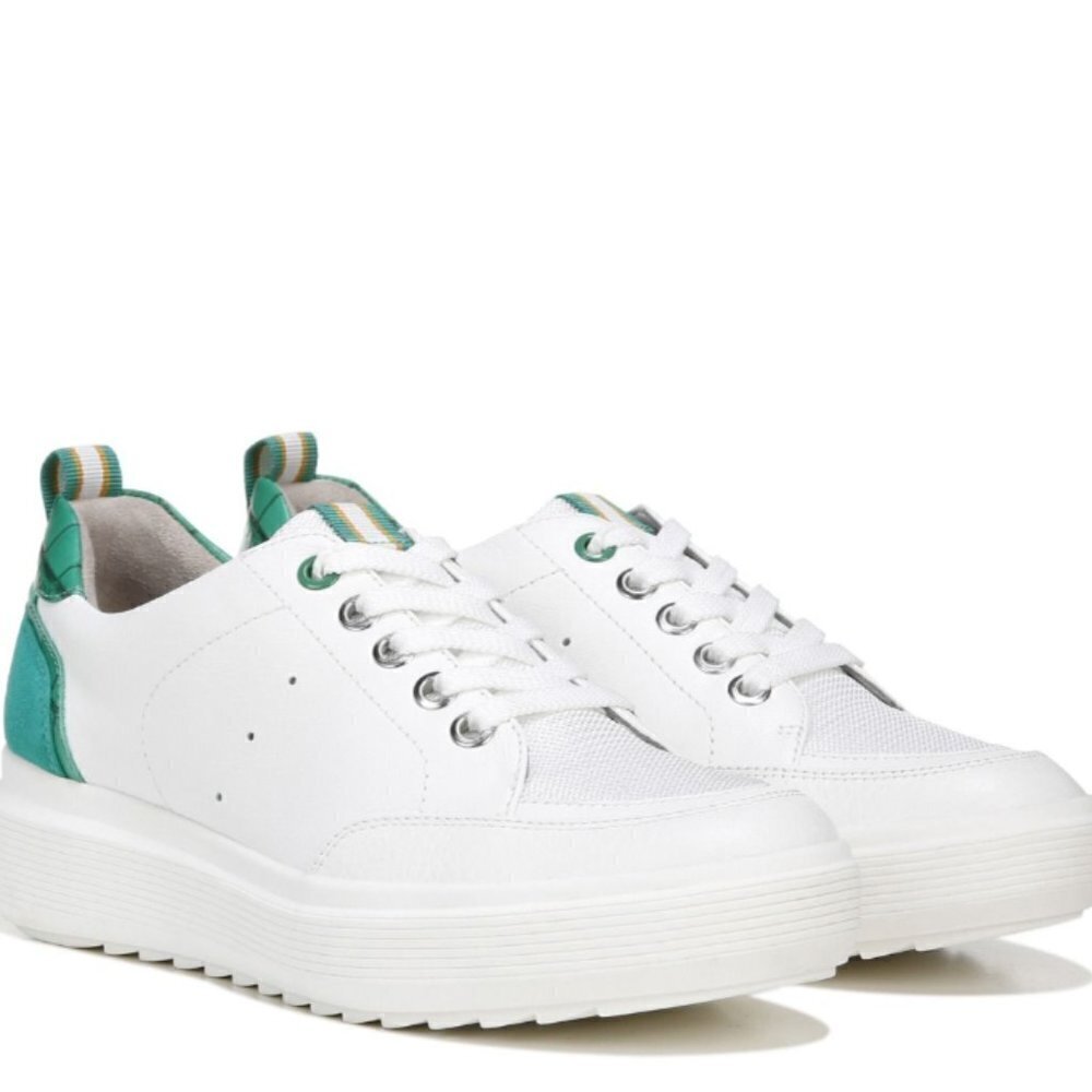 Naturalizer Women's Tilda Sneaker Green/White